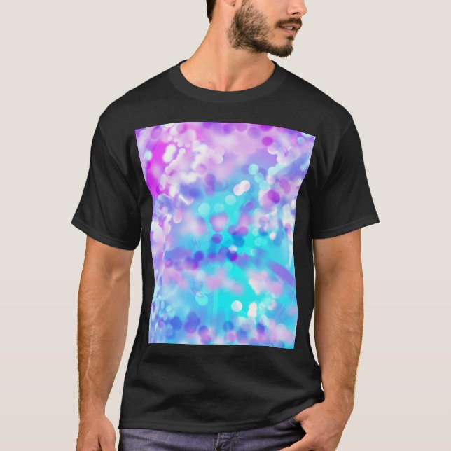 Camiseta 7518 - Roxo E Azul (Frente)
