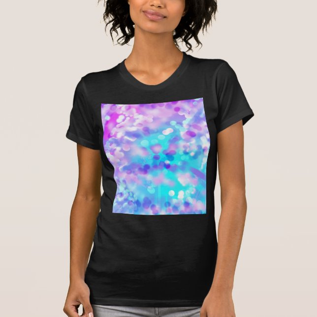 Camiseta 7518 - Roxo E Azul (Frente)