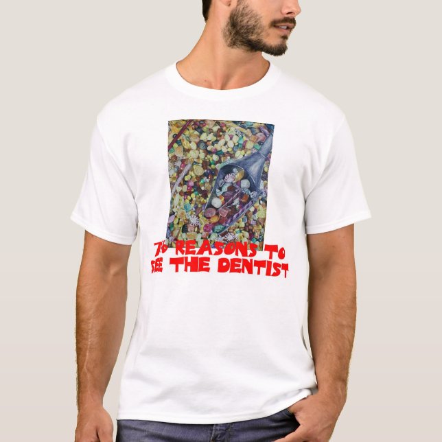 Camiseta 756 razões ver o dentista (Frente)