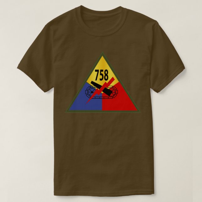 Camiseta 758º Batalhão de Tanque SSI (Frente do Design)