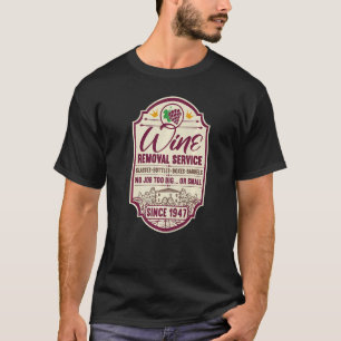 Camiseta 75.º Aniversário Eu rotulo Decanter de Vinho I Rem