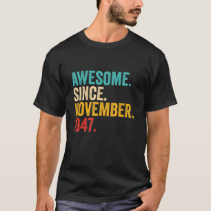 Camiseta 75 Anos De Idade Oferece 75º Aniversário Incrível