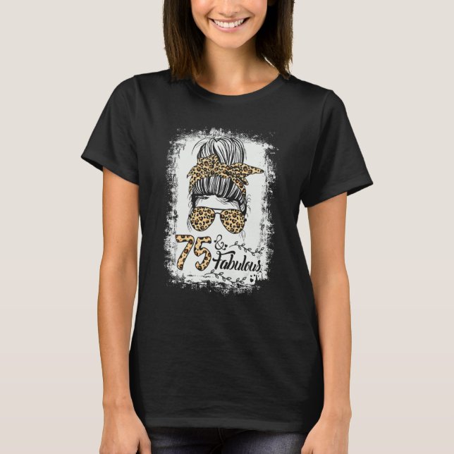 Camiseta 75 anos Fabulosa Arma Leopard 75 (Frente)
