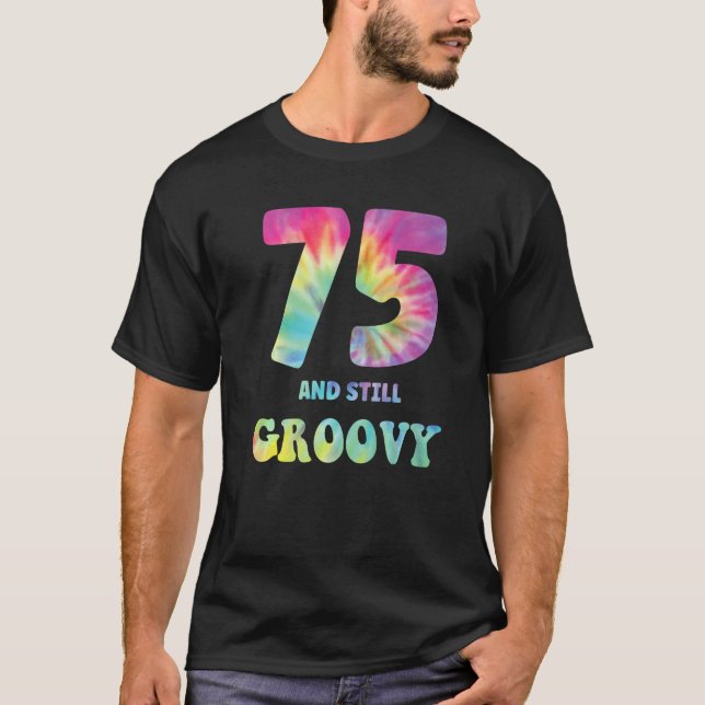 Camiseta 75 e ainda no Groovy 75. Aniversário 60 anos 70 Hi (Frente)