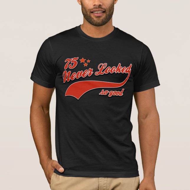 Camiseta 75 nunca olhados tão bons (Frente)
