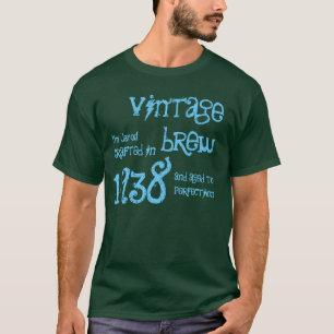 Camiseta 75th Nome 1938 da fermentação do vintage do