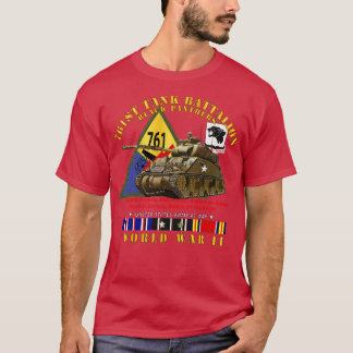 Camiseta 761 Batalhão de Tanque de rua w Tanque w SSI WII E