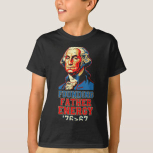 Camiseta 76 67 George Washington Pai Fundador História Fu