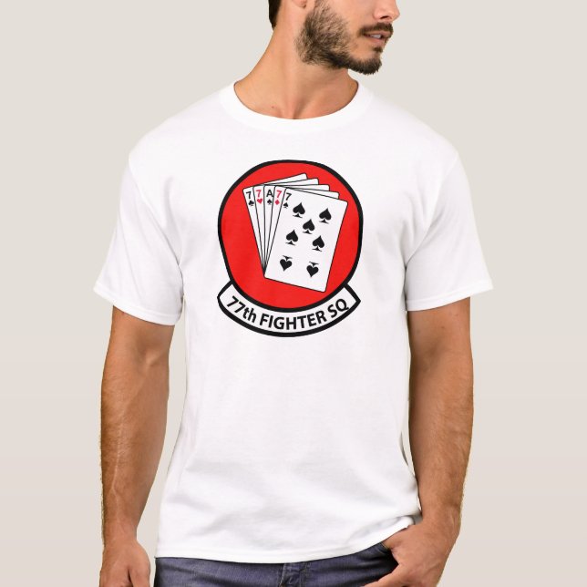 Camiseta 77th Esquadrão de lutador (Frente)