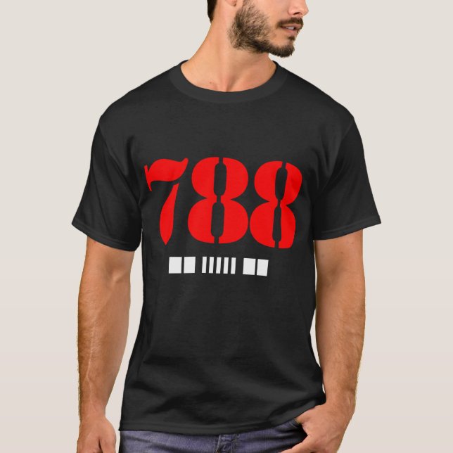 Camiseta 788 bares - HissTank.Com (Frente)