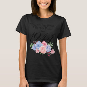 Camiseta 78 Aniversário Fazer o mundo um lugar melhor desde