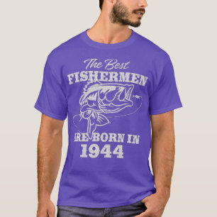 Camiseta 78 anos de idade Pescador_ Pesca 1944 78.o anivers