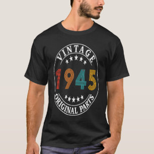 Camiseta 78 anos de idade Retro Vintage 1945 78º aniversári