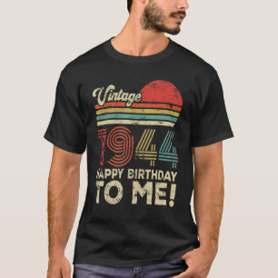 Camiseta 78 Anos Vintage 1944 Feliz Aniversário Para Mim