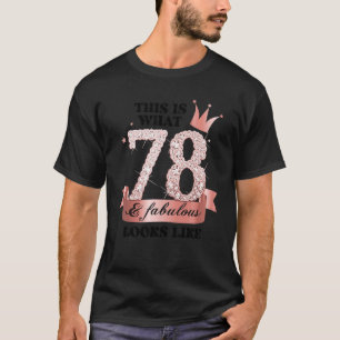Camiseta 78 E Fabuloso Rosa I E Grupo de Partido Branco