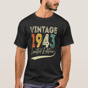 Camiseta 79 anos 79. º aniversário 1943 Vintage