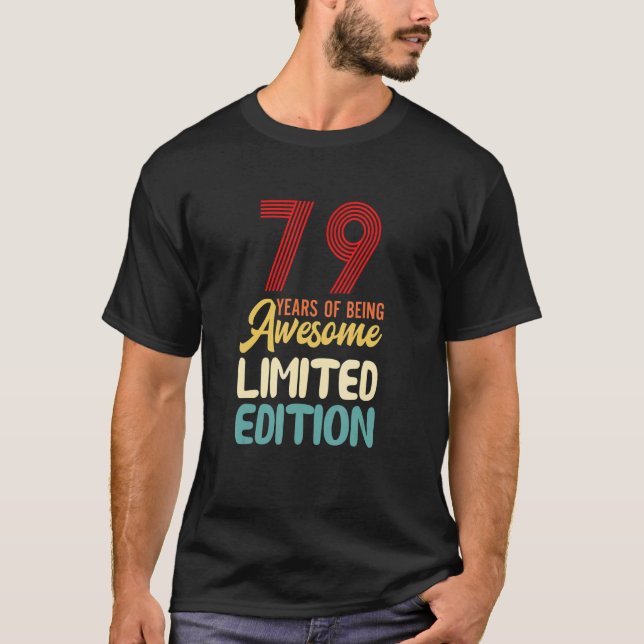 Camiseta 79 Anos De Espetacular 79º Aniversário (Frente)