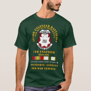 Camiseta 7 563º Engenheiro Bn Eng Bde Ludendorff Alemanha w