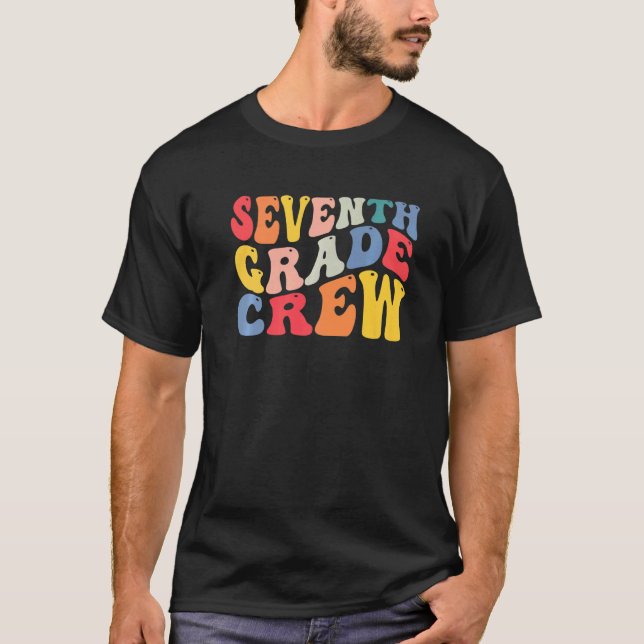 Camiseta 7 7º professor de turma de volta à escola (Frente)