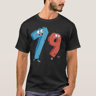 Camiseta 7 (8) 9 Matemática Engraçada