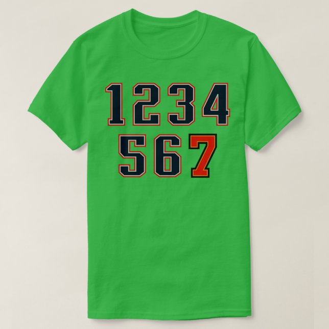 Camiseta 7 Anéis brancos (Frente do Design)