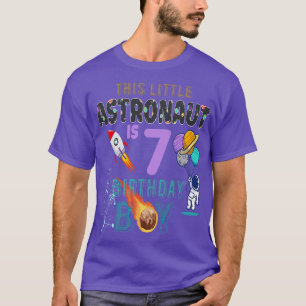 Camiseta 7 Aniversário Oferece Astronauta 7