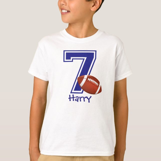 Camiseta 7 Aniversário personalizado (Frente)