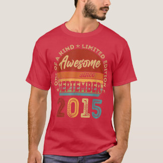 Camiseta 7 Anos De Idade, 7 de Presente, Awestível Desde Se