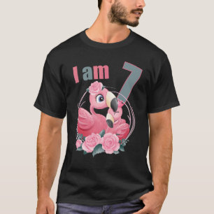Camiseta 7 Anos De Idade 7 Menina Fachada Fofa Fatinha