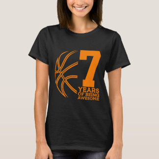 Camiseta 7 Anos Sendo Incrível Sketll 7º Aniversário