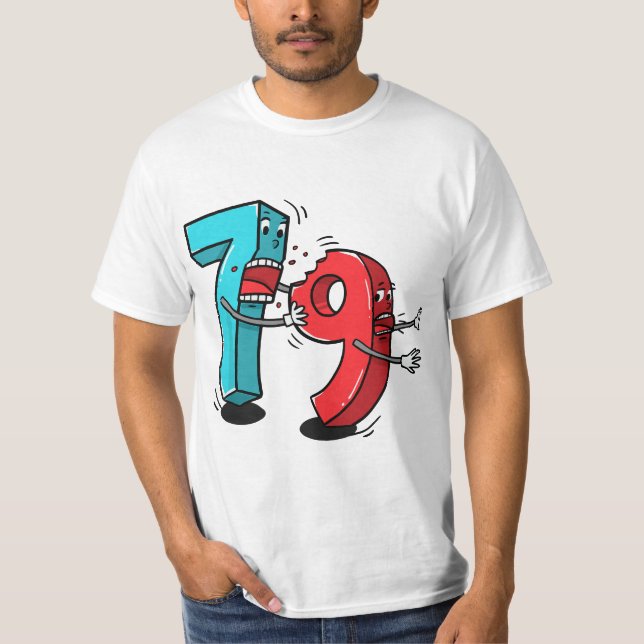 Camiseta 7 ate (8) 9 Funny Math (Frente)