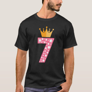 Camiseta 7 Birthday Boy Girl 7 Anos 2015
