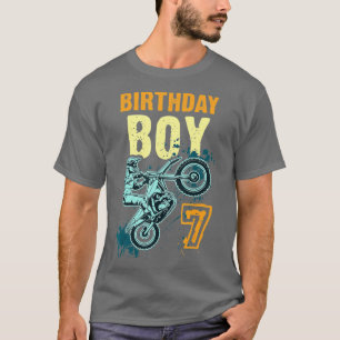 Camiseta 7 Birthday Boy Sete Anos De Idade