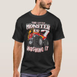 Camiseta 7 Birthday Kids Este Pequeno Caminhão Monstro<br><div class="desc">Crianças De Aniversário De 7 Este Pequeno Caminhão Monstro.</div>