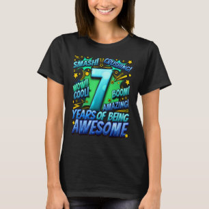 Camiseta 7 Birthday Quic Style Estilo Fantástico Desde 2016