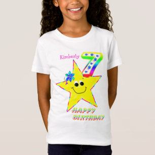 Camiseta 7 Birthday Stars Shirt