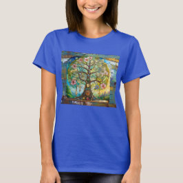 Camiseta 7 Chakra Blossoming Tree Of Life