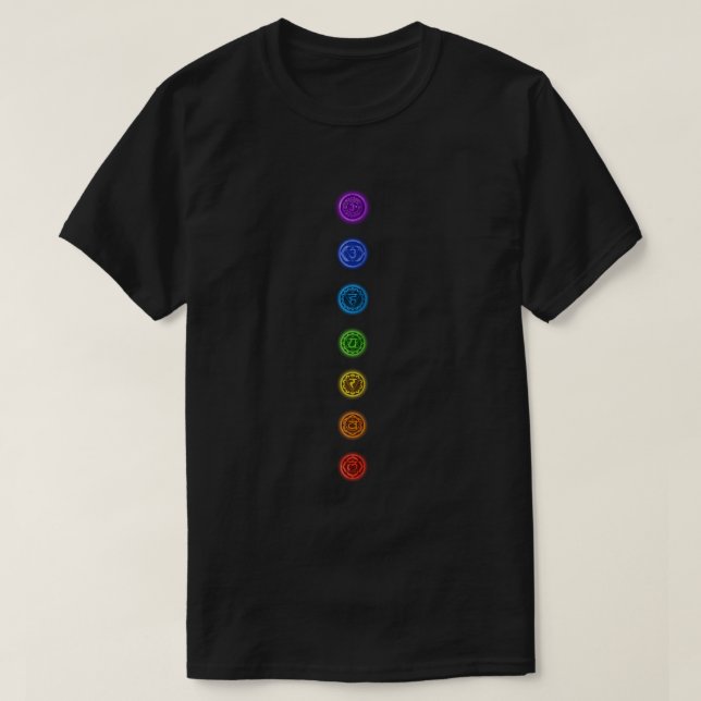 Camiseta 7 Chakras (Frente do Design)