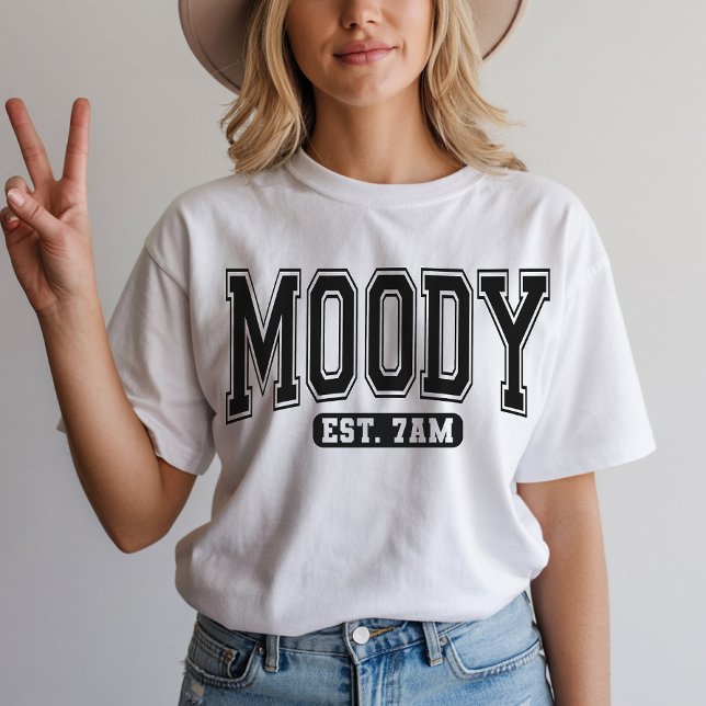 Camiseta 7 da Manhã Frase Sarcástica Suéter para e (mood 7am shirt, mood 7am sweatshirt, funny sarcastic shirt, sarcastic quote shirt, sarcastic saying)