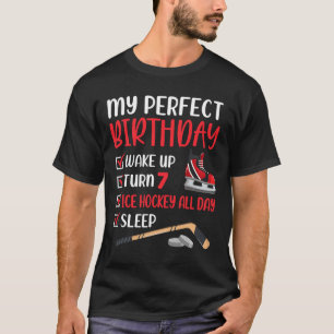 Camiseta 7 De Hóquei No Gelo De 7 Anos