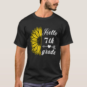 Camiseta 7 De Volta Para Meninos Escolares Meninas Girinas