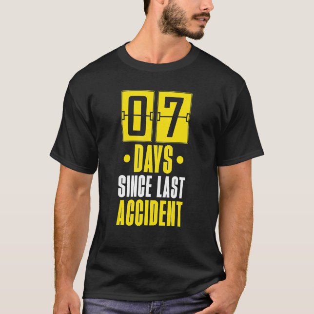 Camiseta 7 Dias Desde A Última Recuperação De Lesão No Sina (Frente)