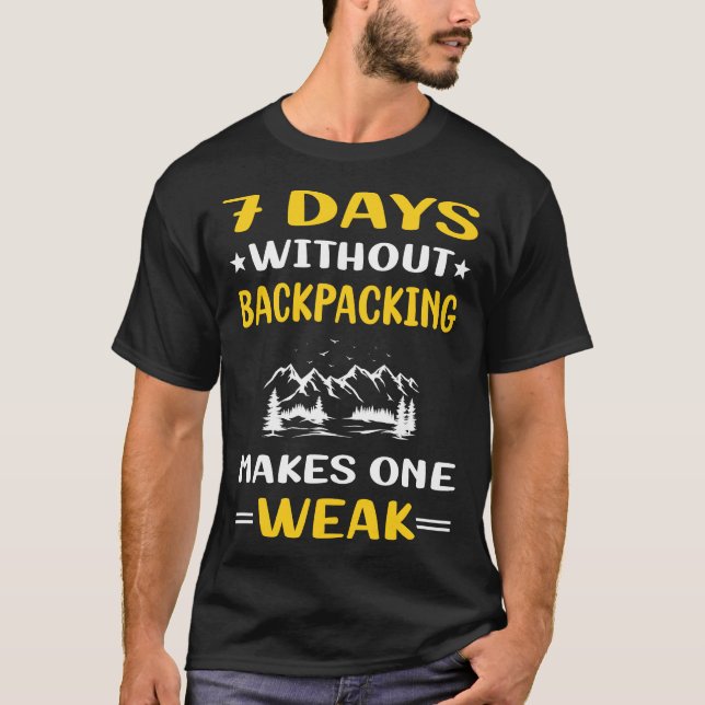 Camiseta 7 dias sem Backpack da Backpack (Frente)