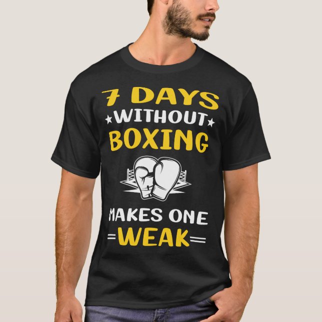 Camiseta 7 Dias Sem Boxing (Frente)