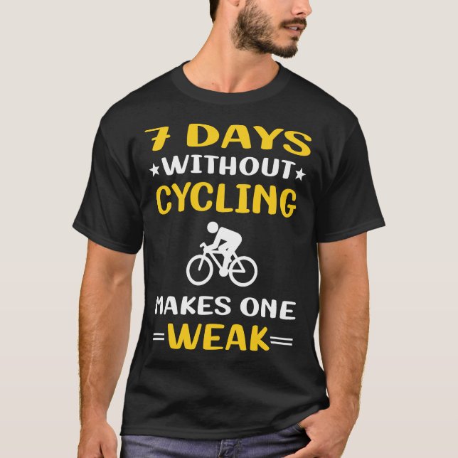Camiseta 7 Dias Sem Ciclo Ciclo De Bicicleta (Frente)