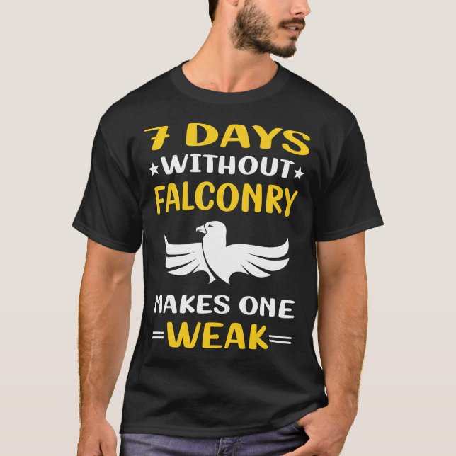 Camiseta 7 Dias Sem Falconry Falconer (Frente)