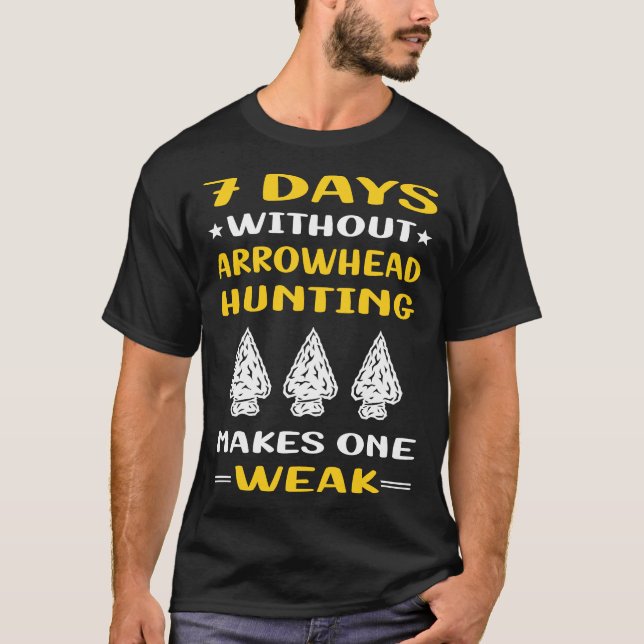 Camiseta 7 Dias Sem Foco De Pontas De Seta (Frente)