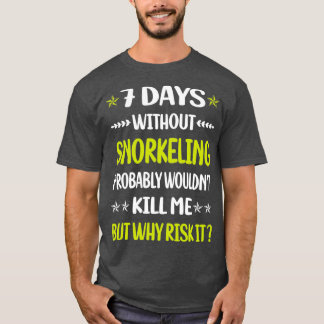 Camiseta 7 Dias Sem Sronkeling Snorkel Snorkel