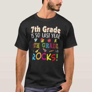 Camiseta 7 é assim no ano passado, 8 rochas de volta à esco