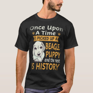 Camiseta 7 Era Uma Vez - Cachorrinho Beagle Beagle